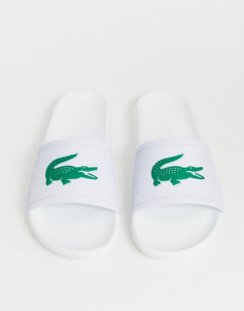 Lacoste Croco Bijele - Muške Natikače | 84971QIES